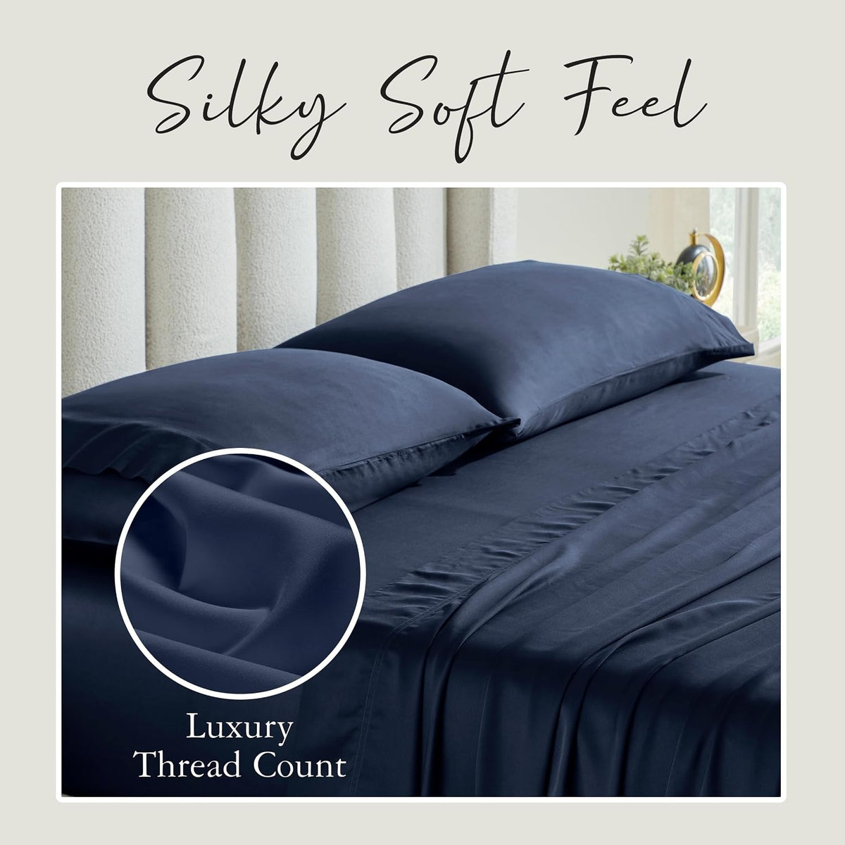 Luxury Bamboo Viscose King Size Pillowcase Set