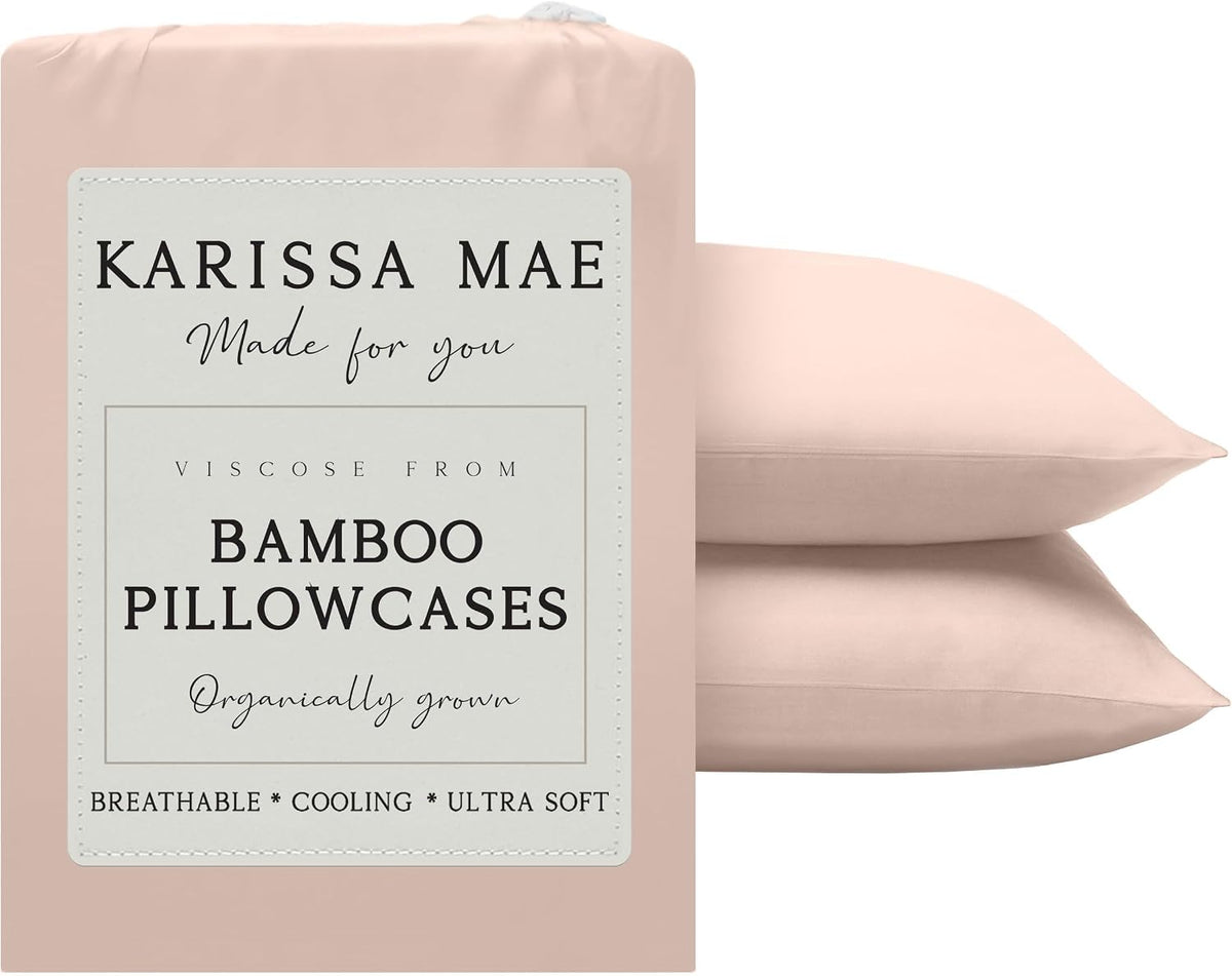 Luxury Bamboo Viscose King Size Pillowcase Set