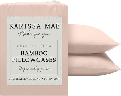 Luxury Bamboo Viscose King Size Pillowcase Set