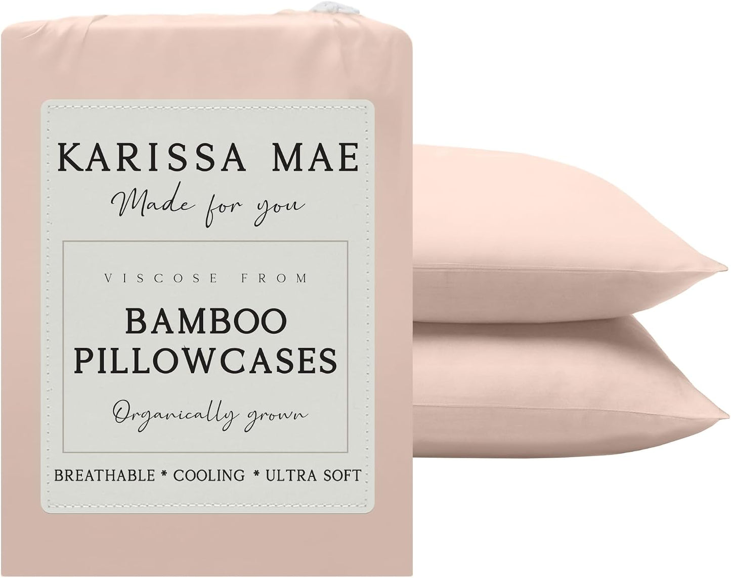 Luxury Bamboo Viscose King Size Pillowcase Set