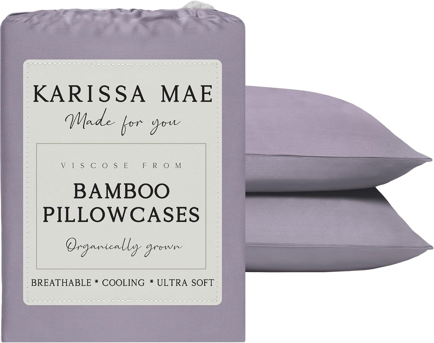 Luxury Bamboo Viscose King Size Pillowcase Set
