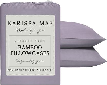 Luxury Bamboo Viscose King Size Pillowcase Set