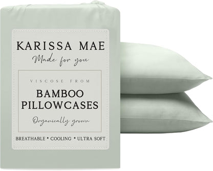 Luxury Bamboo Viscose King Size Pillowcase Set