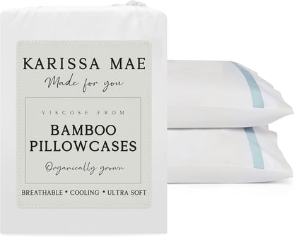 Luxury Bamboo Viscose King Size Pillowcase Set