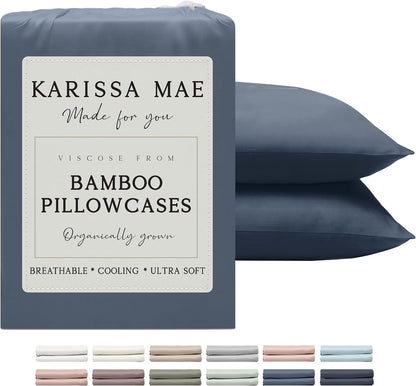 Luxury Bamboo Viscose King Size Pillowcase Set