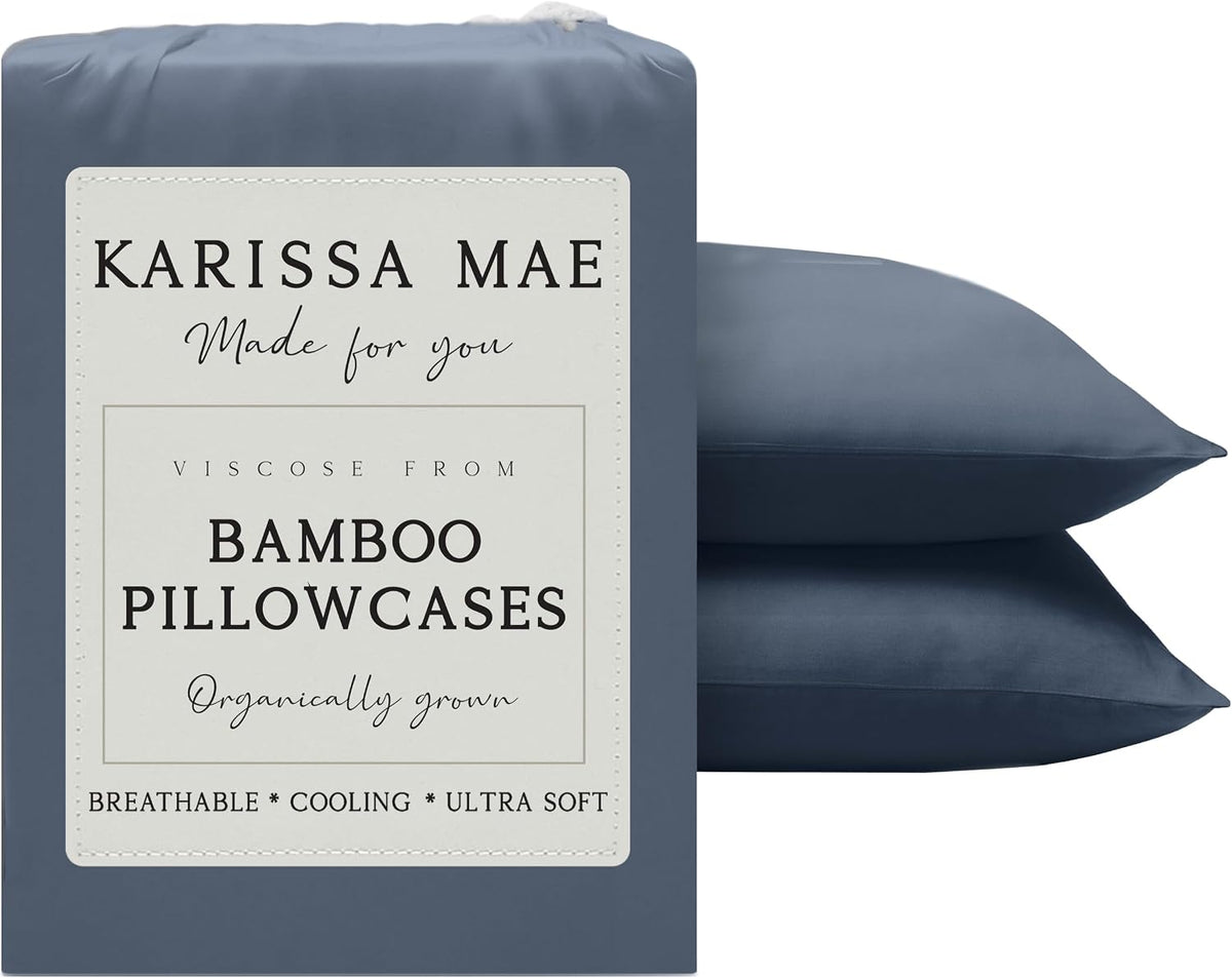Luxury Bamboo Viscose King Size Pillowcase Set