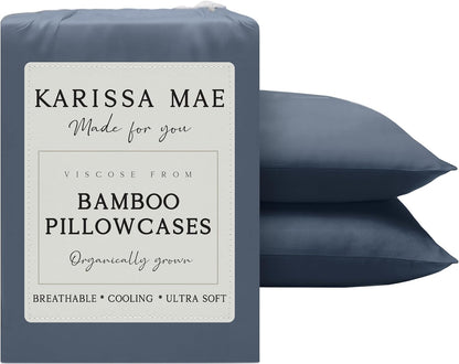 Luxury Bamboo Viscose King Size Pillowcase Set
