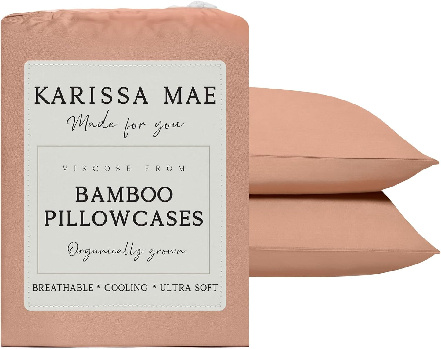 Luxury Bamboo Viscose King Size Pillowcase Set