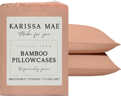 Luxury Bamboo Viscose King Size Pillowcase Set