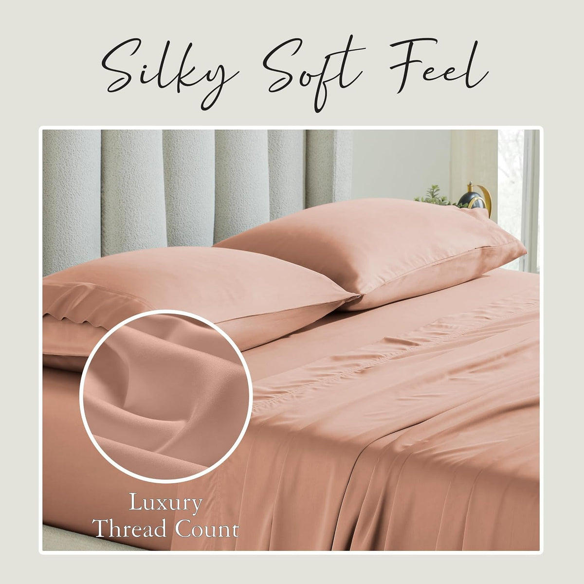 Luxury Bamboo Viscose King Size Pillowcase Set