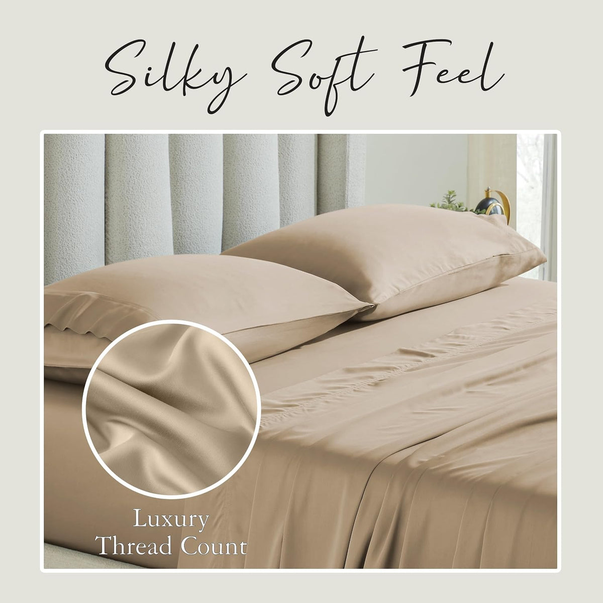 Luxury Bamboo Viscose King Size Pillowcase Set