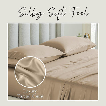 Luxury Bamboo Viscose King Size Pillowcase Set