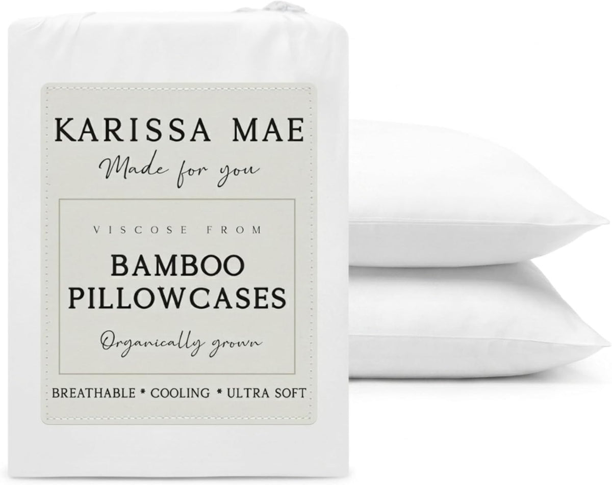 Luxury Bamboo Viscose King Size Pillowcase Set