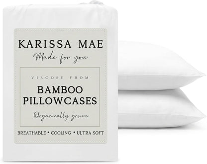 Luxury Bamboo Viscose King Size Pillowcase Set