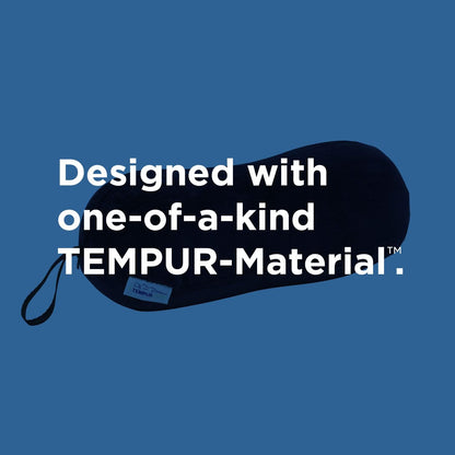 All-Purpose Memory Foam Travel Pillow, Peanut-Shaped Lumbar Pillow for Neck and Back Pressure Relief, Navy