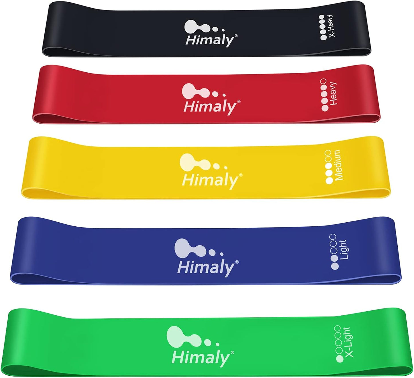 Resistance Bands Set, Exercise Bands Strength Training Fitness Bands Workout Elastic Bands with Legs Ankle Straps, Door Anchor, Handles & Carry Bag for Home Outdoor Workouts