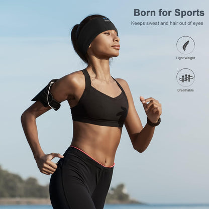 Sleep Headphones Headband Bluetooth 5.4, Sports Headband Earphones Wireless with Speaker Microphone USB C for Women Sleeping Gift Workout Jogging Yoga Insomnia Travel Meditation, Butterfly