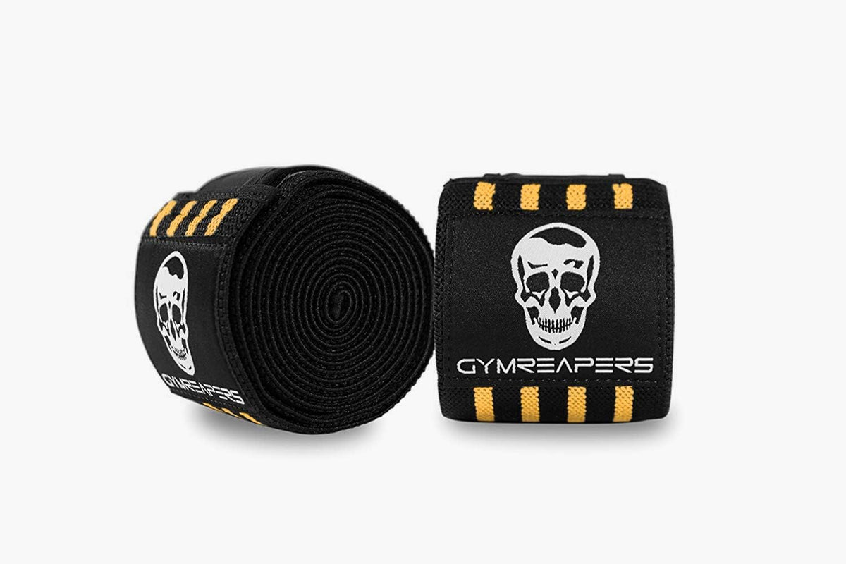Knee Wraps for Squats and Powerlifting 72 Inch Compression Wraps with Strap for Men & Women Weightlifting Support