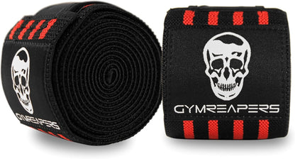 Knee Wraps for Squats and Powerlifting 72 Inch Compression Wraps with Strap for Men & Women Weightlifting Support
