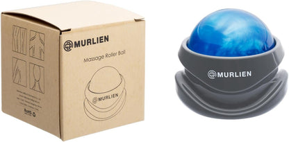 Massage Roller Ball, Tight and Sore Muscles Relief, Manual Massager, Alleviating Shoulder, Arms, Back, Legs, Calves or Muscle Tension - Gray
