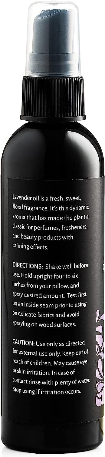 Lavender Pillow Spray for Sleeping - All Natural Calming Linen & Bedtime Sleep Mist for Deep Sleep - Pillow Spray Aromatherapy with Botanical Essential Oils for Relaxing Stress