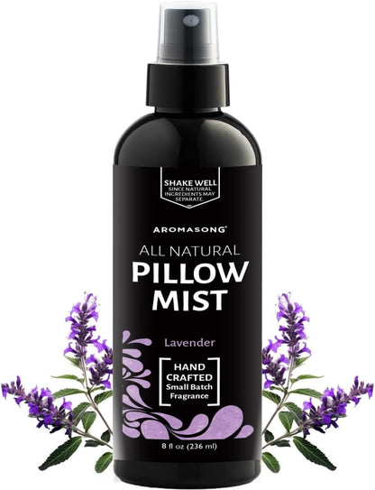 Lavender Pillow Spray for Sleeping - All Natural Calming Linen & Bedtime Sleep Mist for Deep Sleep - Pillow Spray Aromatherapy with Botanical Essential Oils for Relaxing Stress