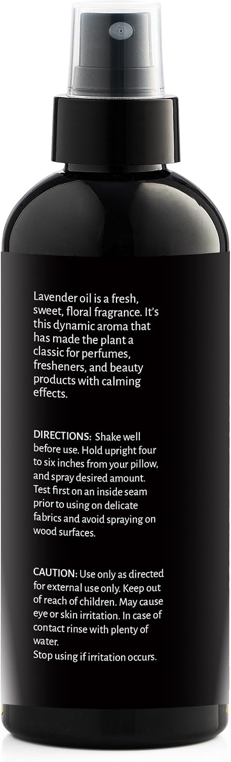 Lavender Pillow Spray for Sleeping - All Natural Calming Linen & Bedtime Sleep Mist for Deep Sleep - Pillow Spray Aromatherapy with Botanical Essential Oils for Relaxing Stress