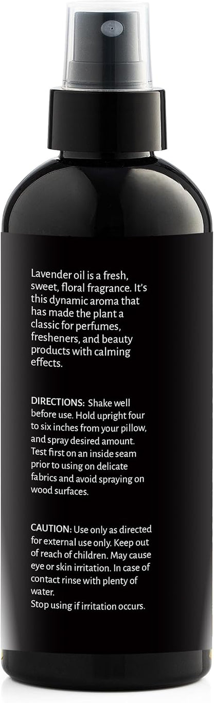 Lavender Pillow Spray for Sleeping - All Natural Calming Linen & Bedtime Sleep Mist for Deep Sleep - Pillow Spray Aromatherapy with Botanical Essential Oils for Relaxing Stress