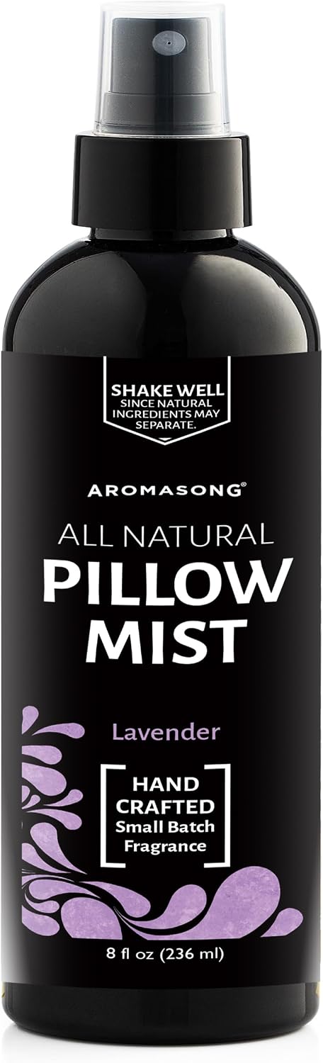 Lavender Pillow Spray for Sleeping - All Natural Calming Linen & Bedtime Sleep Mist for Deep Sleep - Pillow Spray Aromatherapy with Botanical Essential Oils for Relaxing Stress