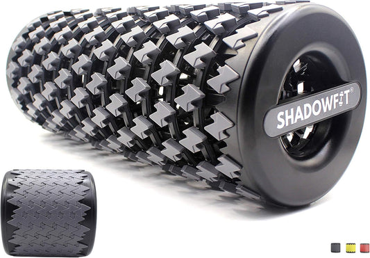 Adjustable Foam Roller Equipment for Sore Muscle, Tissues ∣ Massage Rollers for Maximum Tension Relief ∣ High Density Foam for Deep Tissue Pain Relief, Thigh, Arms (Red)