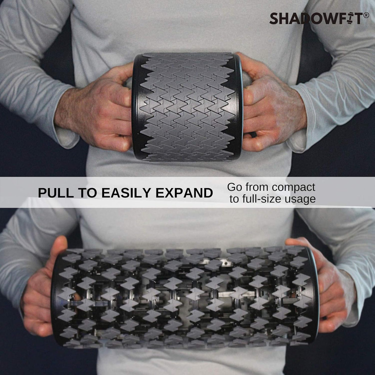 Adjustable Foam Roller Equipment for Sore Muscle, Tissues ∣ Massage Rollers for Maximum Tension Relief ∣ High Density Foam for Deep Tissue Pain Relief, Thigh, Arms (Red)