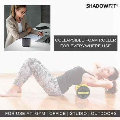 Adjustable Foam Roller Equipment for Sore Muscle, Tissues ∣ Massage Rollers for Maximum Tension Relief ∣ High Density Foam for Deep Tissue Pain Relief, Thigh, Arms (Red)