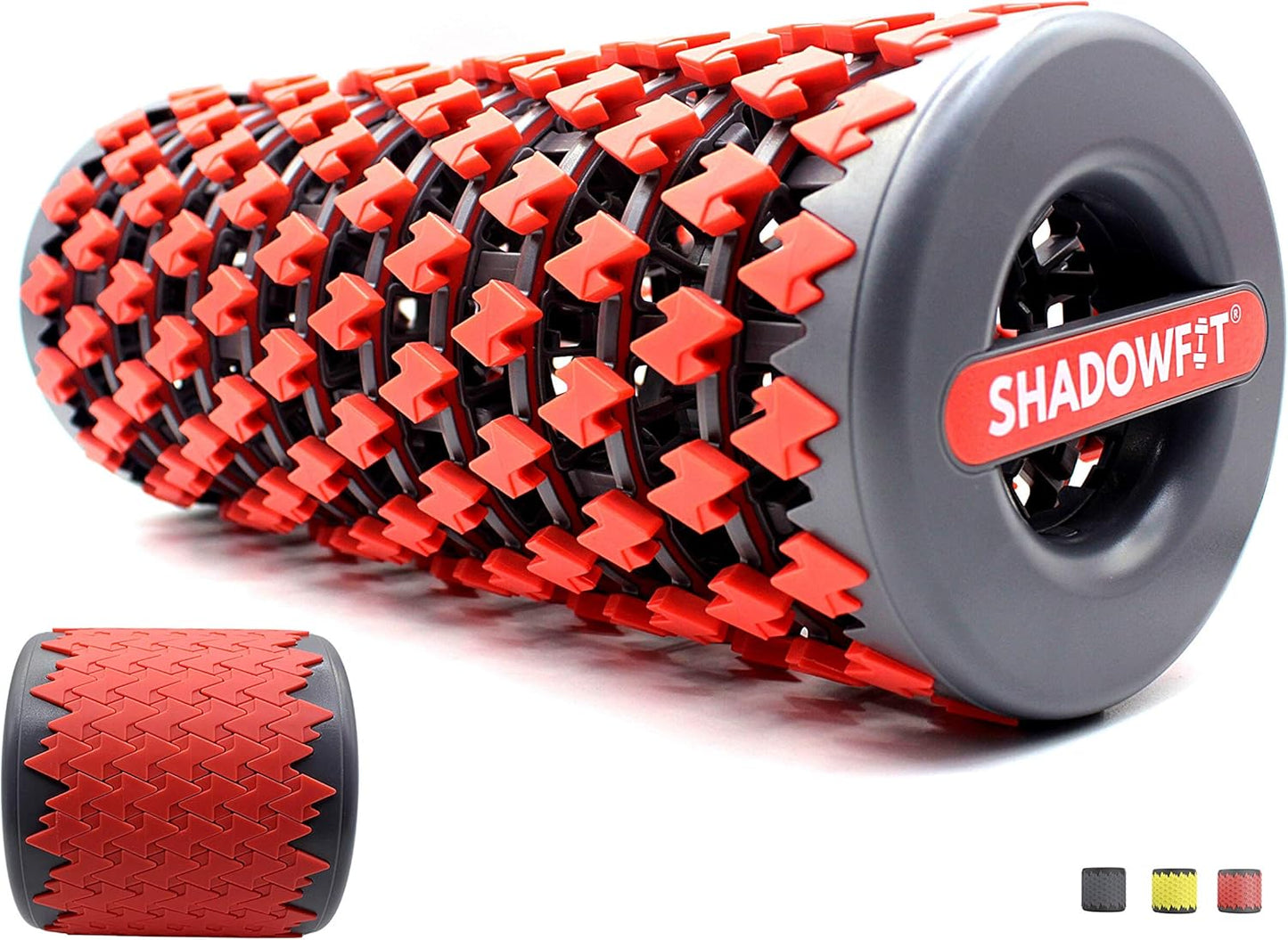 Adjustable Foam Roller Equipment for Sore Muscle, Tissues ∣ Massage Rollers for Maximum Tension Relief ∣ High Density Foam for Deep Tissue Pain Relief, Thigh, Arms (Red)
