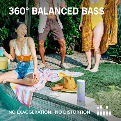 MEGABOOM 4 Portable Waterproof Bluetooth Speaker with Immersive 360-Degree Sound and Balanced Bass, Floating Speaker with 20-Hour Battery and 147ft (45m) Range - Blue
