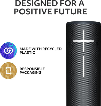 MEGABOOM 4 Portable Waterproof Bluetooth Speaker with Immersive 360-Degree Sound and Balanced Bass, Floating Speaker with 20-Hour Battery and 147ft (45m) Range - Blue