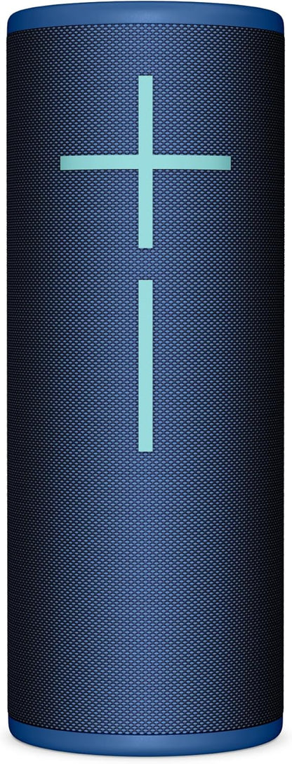 MEGABOOM 4 Portable Waterproof Bluetooth Speaker with Immersive 360-Degree Sound and Balanced Bass, Floating Speaker with 20-Hour Battery and 147ft (45m) Range - Blue