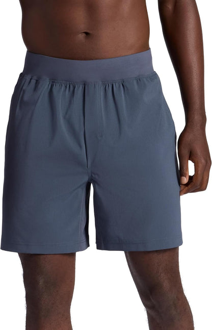 Men's Hatha 2.0 7” Short, Standard Fit, Stretch Lightweight Material, Moisture-Wicking