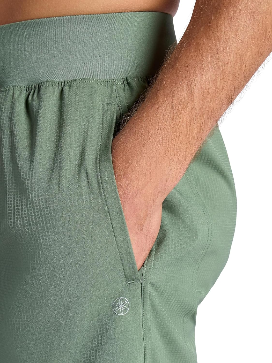 Men's Hatha 2.0 7” Short, Standard Fit, Stretch Lightweight Material, Moisture-Wicking