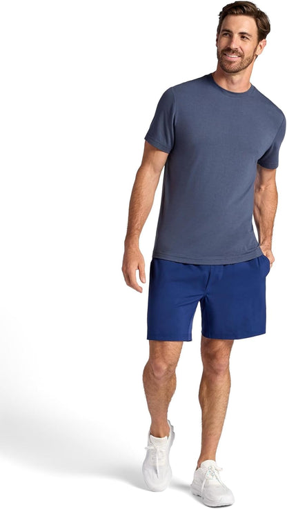 Men's Hatha 2.0 7” Short, Standard Fit, Stretch Lightweight Material, Moisture-Wicking