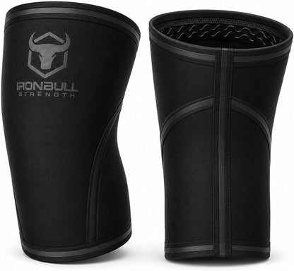 Knee Sleeves 7mm (1 Pair) - Compression Brace & Knee Sleeve For Weightlifting, Powerlifting & Cross Training - Knee Support for Squats - Men & Women