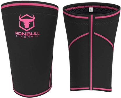 Knee Sleeves 7mm (1 Pair) - Compression Brace & Knee Sleeve For Weightlifting, Powerlifting & Cross Training - Knee Support for Squats - Men & Women