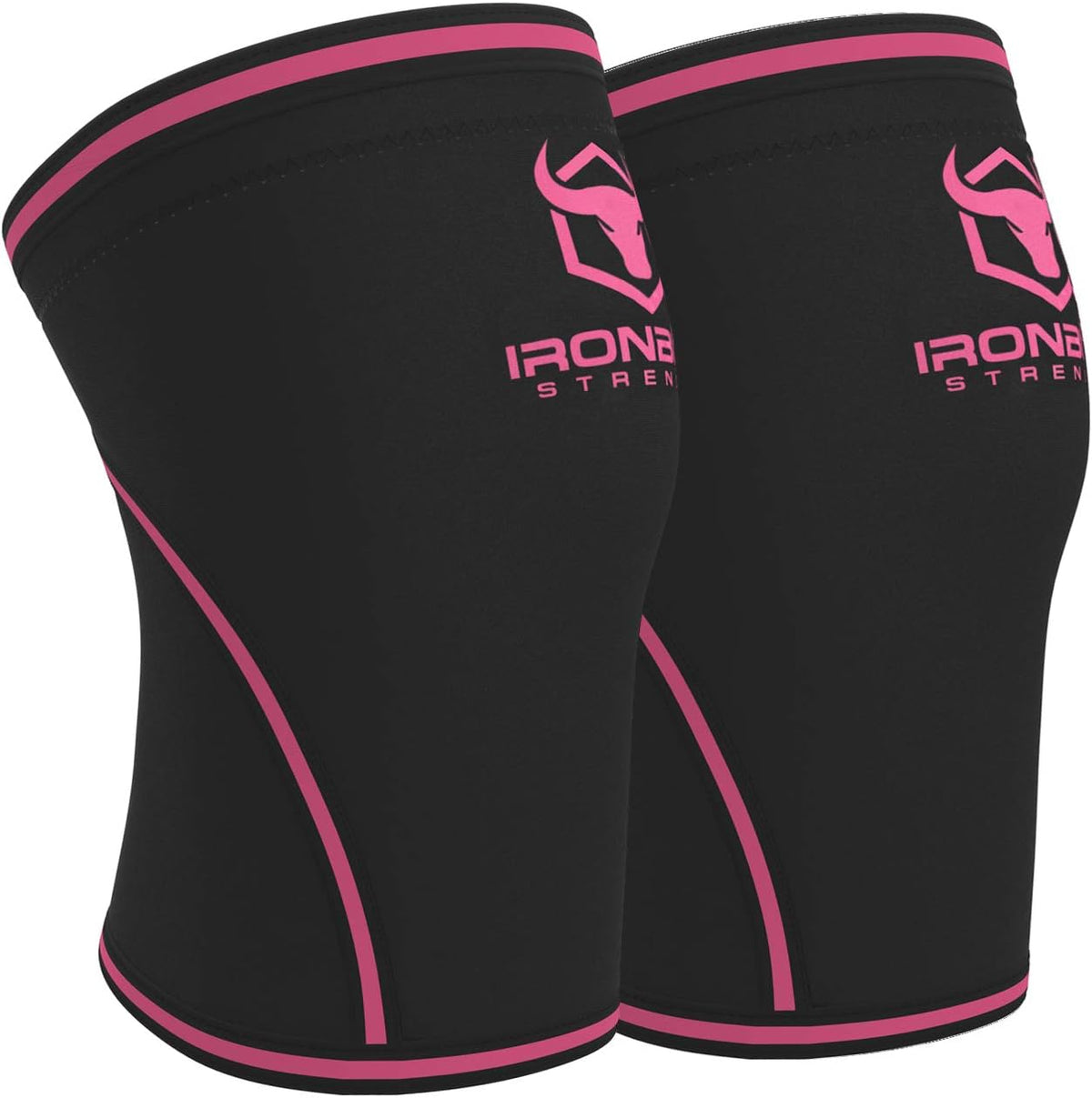 Knee Sleeves 7mm (1 Pair) - Compression Brace & Knee Sleeve For Weightlifting, Powerlifting & Cross Training - Knee Support for Squats - Men & Women