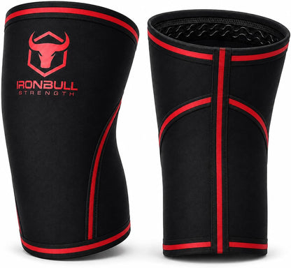 Knee Sleeves 7mm (1 Pair) - Compression Brace & Knee Sleeve For Weightlifting, Powerlifting & Cross Training - Knee Support for Squats - Men & Women