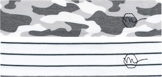 2" Wide Workout Headbands for Women (2 Pack) – Non-Slip Sweatbands for Gym, Running & Yoga