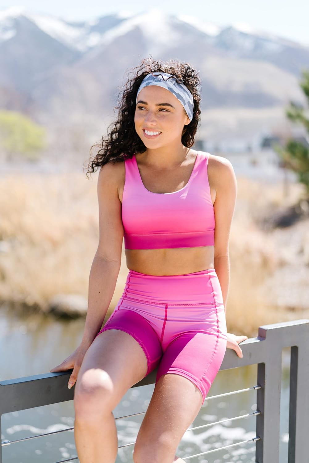 2" Wide Workout Headbands for Women (2 Pack) – Non-Slip Sweatbands for Gym, Running & Yoga