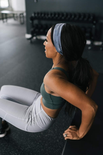 2" Wide Workout Headbands for Women (2 Pack) – Non-Slip Sweatbands for Gym, Running & Yoga
