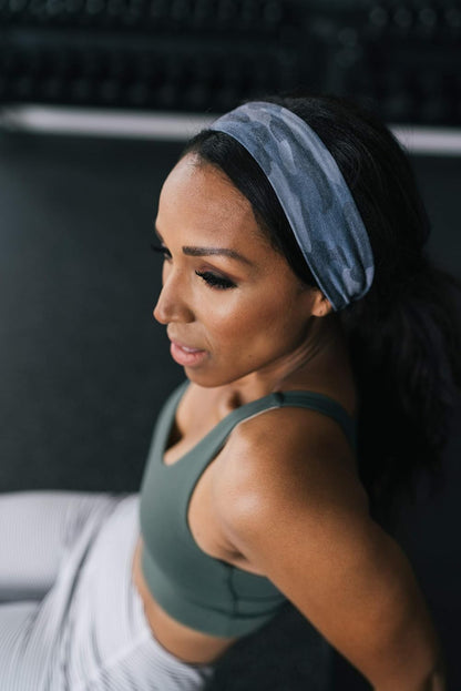 2" Wide Workout Headbands for Women (2 Pack) – Non-Slip Sweatbands for Gym, Running & Yoga
