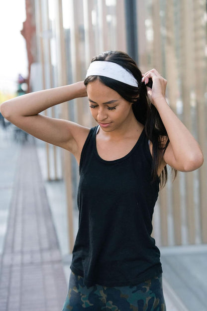 2" Wide Workout Headbands for Women (2 Pack) – Non-Slip Sweatbands for Gym, Running & Yoga