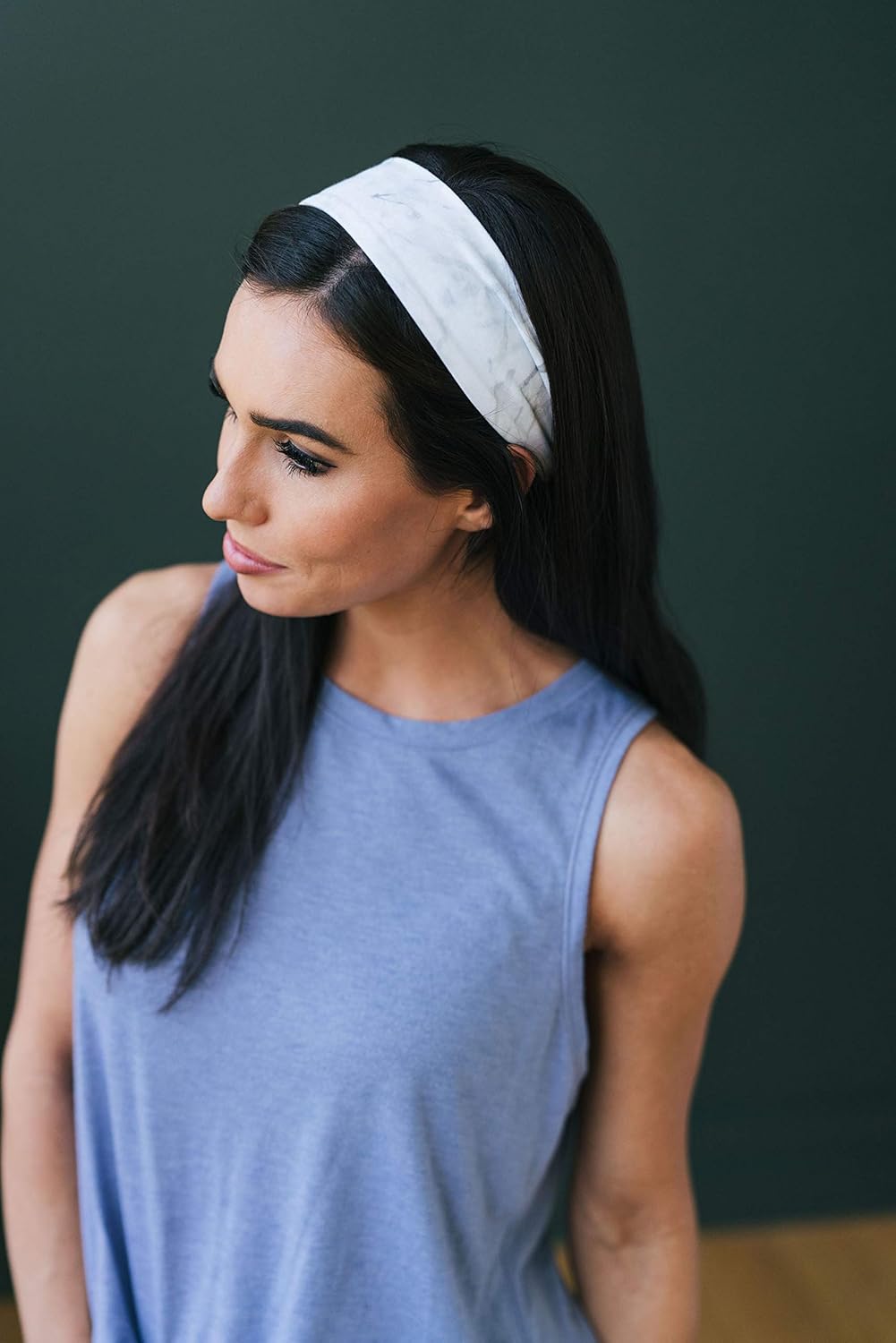 2" Wide Workout Headbands for Women (2 Pack) – Non-Slip Sweatbands for Gym, Running & Yoga