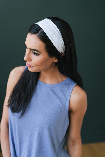 2" Wide Workout Headbands for Women (2 Pack) – Non-Slip Sweatbands for Gym, Running & Yoga